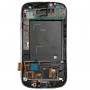 Original LCD Display + Touch Panel Frame Galaxy SIII LTE / i9305 (valge)