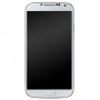 Oryginalny wyświetlacz LCD + panel dotykowy z ramą dla Galaxy S4 / i9500 (biały)