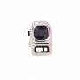 10 PCS Rear Camera Lens Cover + Flashlight Bracker for Galaxy S7 / G930(Gold)