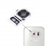 10 PCS задна камера обектив покритие + фенер Bracker за Galaxy S7 / G930 (Silver)