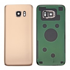 Original Battery Back Cover with Camera Lens Cover for Galaxy S7 Edge / G935 (Gold)