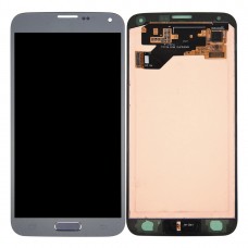 Eredeti LCD kijelző + érintőpanel Galaxy S5 NEO / G903, G903F, G903W (szürke) 