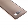 Batterie-rückseitige Abdeckung mit Kameraobjektiv-Cover & Kleber für Galaxy S8 / G950 (Gold)