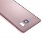 Batteribakgrund med kameralinsskydd och lim för Galaxy S8 / G950 (Rose Gold)