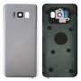 Back Cover with Camera Lens Cover & Adhesive for Galaxy S8 / G950 Battery (Silver)