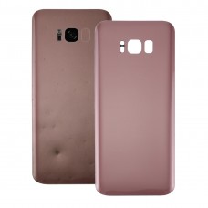 Аккумулятор Задняя крышка для Galaxy S8 + / G955 (розовое золото)
