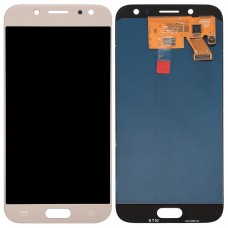 Original LCD Screen and Digitizer Full Assembly for Galaxy J5 (2017), J530F/DS, J530Y/DS(Gold)