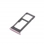 SIM-карти лоток + Micro SD лоток для Galaxy S8 (рожевий)