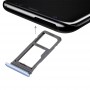 SIM картата тава + Micro SD тава за Galaxy S8 (син)