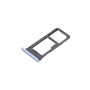 SIM-карты лоток + Micro SD лоток для Galaxy S8 (синий)