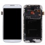 Display LCD (TFT) + Touch Panel con telaio per il Galaxy S IV / i9500 / i9505 (bianco)