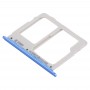 SIM-Karten-Behälter + SIM / Micro SD-Karten-Behälter für Galaxy C7 Pro / C7010 & C5 Pro / C5010 (blau)