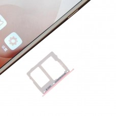 SIM karta zásobník + SIM / Micro SD Card Tray pro Galaxy C7 Pro / C7010 a C5 Pro / C5010 (Rose Gold)