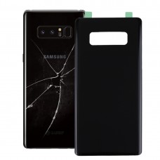 Copertura posteriore della batteria con adesivo per Galaxy Note 8 (nero)