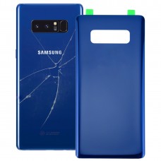 Battery Back Cover with Adhesive for Galaxy Note 8(Blue)