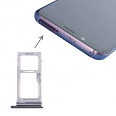 Galaxy S9 + / S9 SIM-SIM / Micro SD kártya tálca (fekete)
