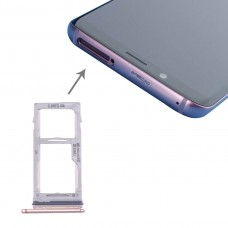 per Galaxy S9 + / S9 SIM e SIM / Micro SD vassoio di carta (in oro rosa)