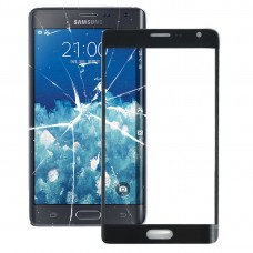 Передний экран Outer стекло объектива для Galaxy Note Краю / N9150 (черный) 