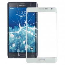 Передний экран Outer стекло объектива для Galaxy Note Краю / N9150 (белый) 
