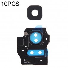 10 PCS об'єктива камери Обкладинка для Galaxy S8 + / G955 (чорний)