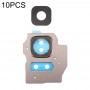 10 PCS-Kamera-Objektiv-Abdeckung für Galaxie S8 + / G955 (Gold)
