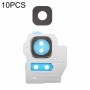 10 PCS об'єктива камери Обкладинка для Galaxy S8 + / G955 (срібло)