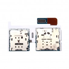 כרטיס מיקרו SD ו- SIM Card Reader Flex כבל עבור Galaxy Tab 9.7 S2 4G / T819