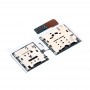 Micro SD karty a SIM Card Reader Flex kabel pro Galaxy Tab S2 9,7 4G / T819