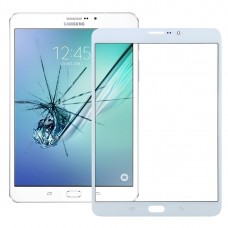 Ekran zewnętrzny przedni szklany obiektyw do Galaxy Tab 8.0 LTE S2 / T719 (biały)