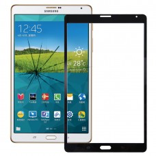 Obiettivo dello schermo anteriore vetro esterno per Galaxy Tab 8.4 LTE S / T705 (nero)