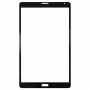 Front Screen vnější sklo objektivu pro Galaxy Tab 8.4 LTE S / T705 (Černý)