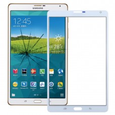 Передний экран Outer стекло объектива для Galaxy Tab S 8,4 LTE / T705 (белый)