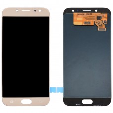 LCD Screen and Digitizer Full Assembly for Galaxy J7 (2017), J730F/DS, J730FM/DS(Gold)