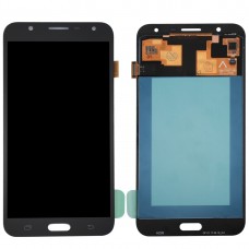 Alkuperäinen LCD-näyttö + kosketusnäyttö Galaxy J7 Neo, J701F / DS, J701M (musta)