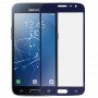 pour Galaxy J2 (2016) / J210 avant écran externe lentille en verre (bleu foncé)