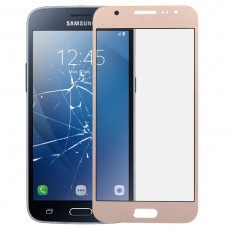 Galaxy J2 (2016) / J210 Front Screen Outer klaasläätsedega (Gold) 