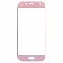 Front Screen Outer Glass Lens for Galaxy J7 (2017) / J730(Rose Gold)