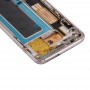 Оригинальный ЖК-экран и дигитайзер Полное собрание с рамкой и зарядным портом совет и кнопкой регулировки громкости и кнопкой питания для Galaxy S7 Эджа / G935F (Gold)