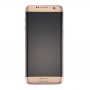 dla Galaxy S7 EDGE / G935A pierwotnego ekranu LCD i Digitizer Pełna Zgromadzenia z ramą & Port ładowania Board & Volume przycisk i przycisk zasilania (złoto)