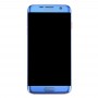 Eredeti LCD képernyő és digitalizáló Full Frame Szerelés és töltő port Board & Volume gomb és bekapcsológomb Galaxy S7 él / G935A (kék)