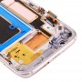 Original LCD-skärm och digitizer Fullständig montering med ram och laddning Portbräda och volymknapp och strömknapp för Galaxy S7 Edge / G935A (blå)