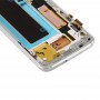 Eredeti LCD képernyő és digitalizáló Full Frame Szerelés és töltő port Board & Volume gomb és bekapcsológomb Galaxy S7 él / G935A (ezüst)
