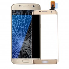 Чувствителен на допир панел за Galaxy S7 Edge / G9350 / G935F / G935A (злато)