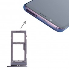 SIM & Micro SD-kortfack för Galaxy S9 + / S9 (Svart)