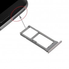 SIM karty zásobník a Micro SD Card Tray pro Galaxy S7 EDGE / G935 (Gold)