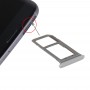 SIM karty zásobník a Micro SD Card Tray pro Galaxy S7 EDGE / G935 (Silver)