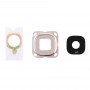 10 PCS Back Camera Bezel & Lens Cover with Sticker for Galaxy C7(Pink)