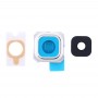 10 PCS Back Camera Bezel & Lens Cover with Sticker for Galaxy S6 Edge + / G9280