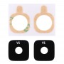 10 PCS Back Camera Lens Cover with Sticker for Galaxy Alpha / G850