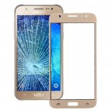Szélvédő külső üveglencsékkel Galaxy J5 / J500 (Gold)